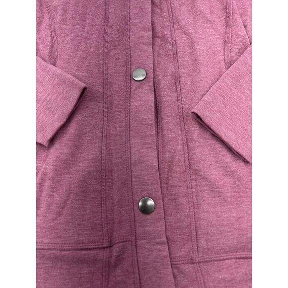 Free Country pink snap sweater womens large - Picture 2 of 5